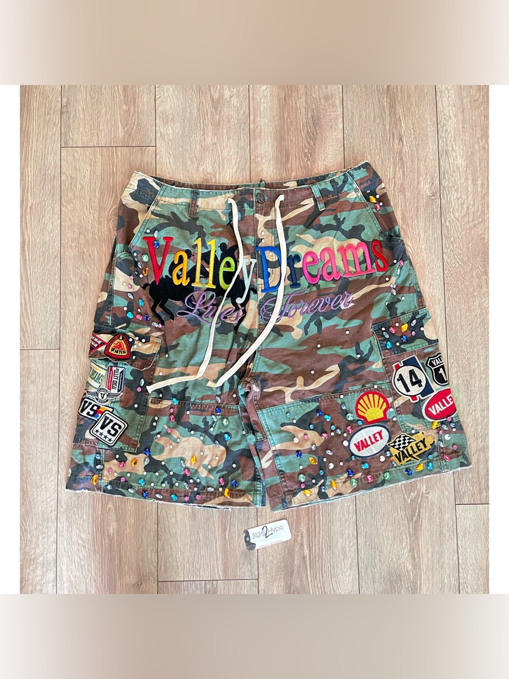 Vale Forever “DIY” Camo Jorts Brand New